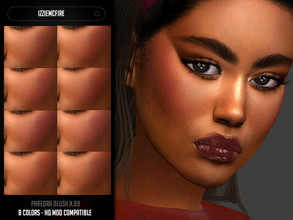 Sims 4 — IMF Phaedra Blush N.89 by IzzieMcFire — Phaedra Blush N.89 contains 8 colors in hq texture. Standalone item with