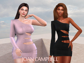 Sims 4 — Diana Dress by Joan_Campbell_Beauty_ — 9 swatches Custom thumbnail Original mesh Hq compatible