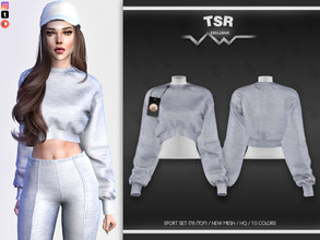 Sims 4 — SPORT SET-178 (TOP) BD607 by busra-tr — 10 colors Adult-Elder-Teen-Young Adult For Female Custom thumbnail