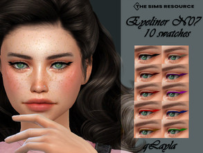 Sims 4 — Eyeliner N07 by qLayla — The eyeliner is : - base game compatible. - allowed for teen, young adult, adult and