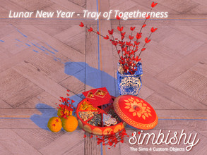 Sims 4 — Lunar New Year - Tray Of Togetherness by simbishy — This is the 'Tray of Togetherness', aka a candy box that