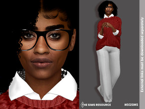 Sims 4 — Melani Dubois by MSQSIMS — About Sim Melani Dubois is an Adult and a Soulmate. She is Cheerful,Romantic and a