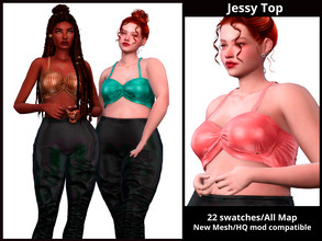 Sims 4 — Jessy Top  by couquett — this top is ideal for party and sport day This top is Avaible in 22 color and all map