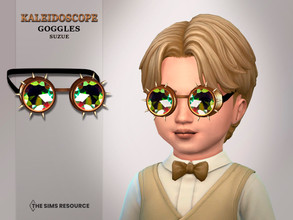 Sims 4 — Kaleidoscope Goggles Toddler by Suzue — -New Mesh (Suzue) -10 Swatches -For Female and Male (Toddler) -HQ
