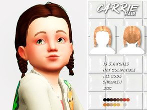 Sims 4 — Carrie Hair by sehablasimlish — I hope you like it and enjoy it.