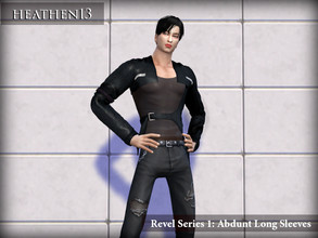 Sims 4 — Revel Series: Abdunt Long Sleeves by heathen13 — 10 Swatches File Size: 2.87 MB 