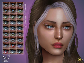 Sims 4 — LMCS Eyes N47 (HQ) by Lisaminicatsims — -Category: Face Paint -New Mesh -27 swatches -All Skin