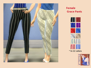 Sims 4 — ws Femal Grace Pants - RC by watersim44 — Female Grace Pants - recolor. This is a standalone recolor - Pyper