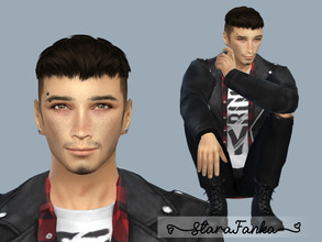 Sims 4 — Sim VIP - Zack by starafanka — THIS IS SIM CREATED BASING ON PHOTO OF THE REAL PERSON - ON TSR VIP MEMBER USER'S