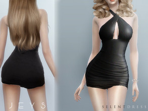 Sims 4 — JEYS-SELENT DRESS by jeys20xx — Color: 5 All LODs Supports custom editing of clothing colors Make sure the game