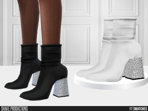 Sims 4 — 833 - High Heel Boots by ShakeProductions — Shoes/Heels New Mesh All LODs Handpainted 17 Colors