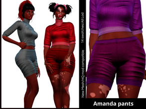 Sims 4 — Amanda Pants by couquett — I hope that you like it this pants have 14 colors. this Mesh is by me and have Custom