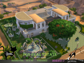Sims 4 — FGD RealEstate 2022017 by Merit_Selket — A spacious Villa, built in the mountains of Oasis Springs fully