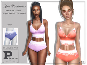 Sims 4 — Lace Underwear by pizazz — Lace Underwear for your sims 4 game. the image above was taken in-game so that you