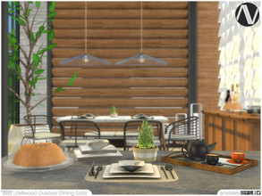 Sims 4 — Zellwood Outdoor Dining Extra by ArtVitalex — Outdoor And Garden Collection | All rights reserved | Belong to