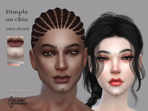 Sims 4 — Dimple on chin (Skin detail) by coffeemoon — "Skin detail" category for male and female: toddler,
