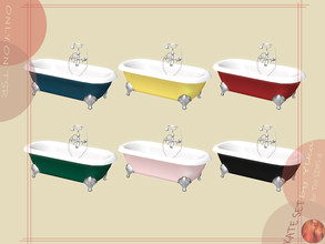 Sims 4 — [SJB] Kate set tub by Ylka by Ylka — Has 6 colors. You can see all the colors in the photo above.