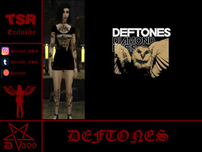Sims 4 — Deftones Shirt Female  by ditti309 — i hope you like it ^^
