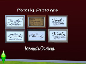 Sims 4 — Family Pictures by sweetheartwva — A set of Family Pictures for your Sims homes