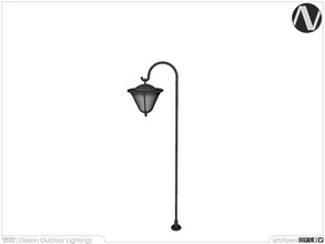 Sims 4 — Dolton Wrought Iron Outdoor Lamp Tall by ArtVitalex — Lighting Collection | All rights reserved | Belong to 2022