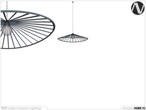 Sims 4 — Dolton Ceiling Lamp Short by ArtVitalex — Lighting Collection | All rights reserved | Belong to 2022