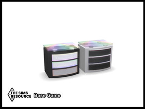 Sims 4 — Take Pride Night Stand by seimar8 — Maxis match night stand designed for gay teenager in a modern style with