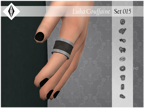 Sims 4 — Luka Couffaine - Set015 - Ring by AleNikSimmer — THIS PACK HAS ONLY THE RING. -TOU-: DON'T reupload my items as