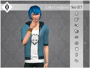 Sims 4 — Luka Couffaine - Set015 by AleNikSimmer — THIS IS THE FULL SET. -TOU-: DON'T reupload my items as yours. DON'T