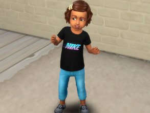 Sims 4 — Nike t-shirt for toddlers by Aldaria — Nike t-shirt for toddlers (girls and boys)