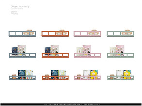 Sims 4 — Diego nursery - wall bookshelf by Severinka_ — Wall bookshelf (functional) From the set 'Diego nursery' Build /