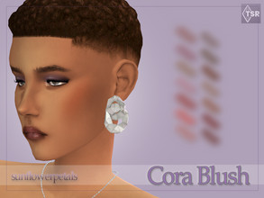 Sims 4 — Cora Blush by SunflowerPetalsCC — A simple blush in 14 berry and brown swatches.
