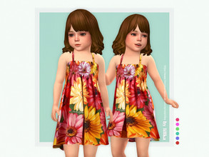 Sims 4 — Leilani Dress by lillka — Leilani Dress 6 swatches Base game compatible Custom thumbnail