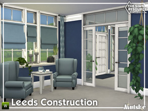 Sims 4 — Leeds Constructionset Part 3 by Mutske — This set contains several windows, doors arches and blinds to create a