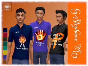 Sims 4 — CRPS Male polo shirts by Stephanie_Mey1991 — This set contains three polo shirts for man. All shirts appears in