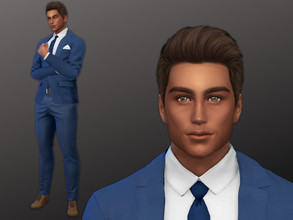 Sims 4 — Liam Morgan - TSR CC only by 1990Evi — For Liam Morgan, no mountain is too high and no challenge too difficult.