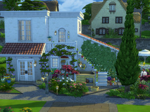 Sims 4 — Ma petite maison no cc by sgK452 — Atypical house for a couple or single, comfortable.