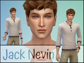 Sims 4 — Jack Nevin by fransyung — SIM Details Name: Jack Nevin Age Group: Young adult Gender: Male - Can use the toilet