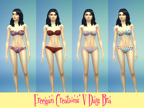 Sims 4 — Vday Bra by FreeganCreations — Happy Love Day, My Freegan Babies! May all your desires come true this wonderful