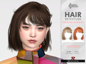 Sims 4 — TO0410 Hair Retexture Mesh Needed by remaron — Hair retexture for females in The Sims 4 PLEASE READ BEFORE