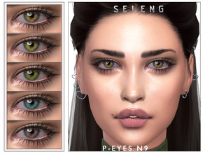 Sims 4 — P-Eyes N9 [Patreon] by Seleng — HQ compatible eyes with 35 colours. Allowed for all the ages. Enjoy!
