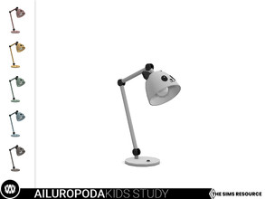 Sims 4 — Ailuropoda Desk Lamp by wondymoon — - Ailuropoda Kids Study - Desk Lamp - Wondymoon|TSR - Creations'2022