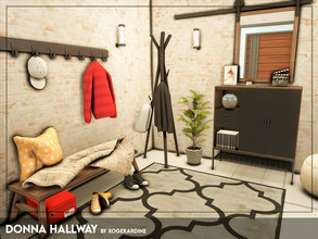 Sims 4 — Donna Hallway (TSR only CC) by xogerardine — Small, cute hallway.
