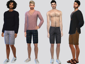 Sims 4 — Don Chino Shorts by McLayneSims — TSR EXCLUSIVE Standalone item 8 Swatches MESH by Me NO RECOLORING Please don't
