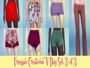 Sims 4 — Freegan Creations' V Day Set: 3 of 3 by FreeganCreations — Happy Love Day, My Dear Freegans! I hope this saucy