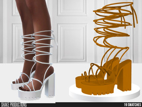 Sims 4 — 838 - High Heels by ShakeProductions — Shoes/Heels New Mesh All LODs Handpainted 19 Colors