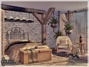Sims 4 — KAMA - Bedroom - CC only TSR by marychabb — I present a room - Bedroom, that is fully equipped. Tested. Cost: