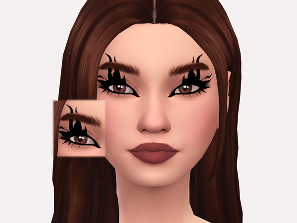 Sims 4 — Amaterasu Eyeliner by Sagittariah — base game compatible 1 swatch properly tagged enabled for all occults