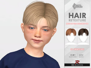 Sims 4 — Martini Child Hair Retexture Mesh Needed by remaron — Hair retexture for males child in The Sims 4 PLEASE READ