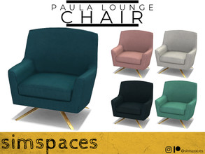 Sims 4 — Paula Lounge - chair by simspaces — Part of the Paula Lounge set: it's like a sexy office chair for your living