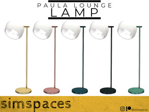 Sims 4 — Paula Lounge - lamp by simspaces — Part of the Paula Lounge set: bright and shiny, sleek and glam, solid and